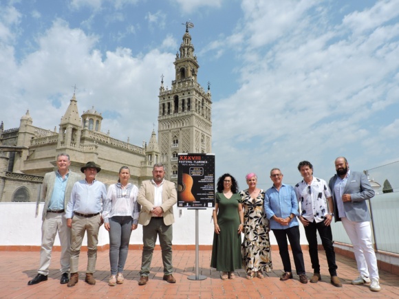 06-110625 Foto CARTEL FESTIVAL FLAMENCO 'PEPE AZNALCÓLLAR'