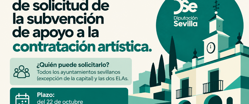 Subvención para contratación artística en Sevilla