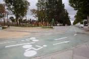 Obras de reforma de parque "pablo iglesias" situado en el sistema general de áreas libres de carretera de paradas
